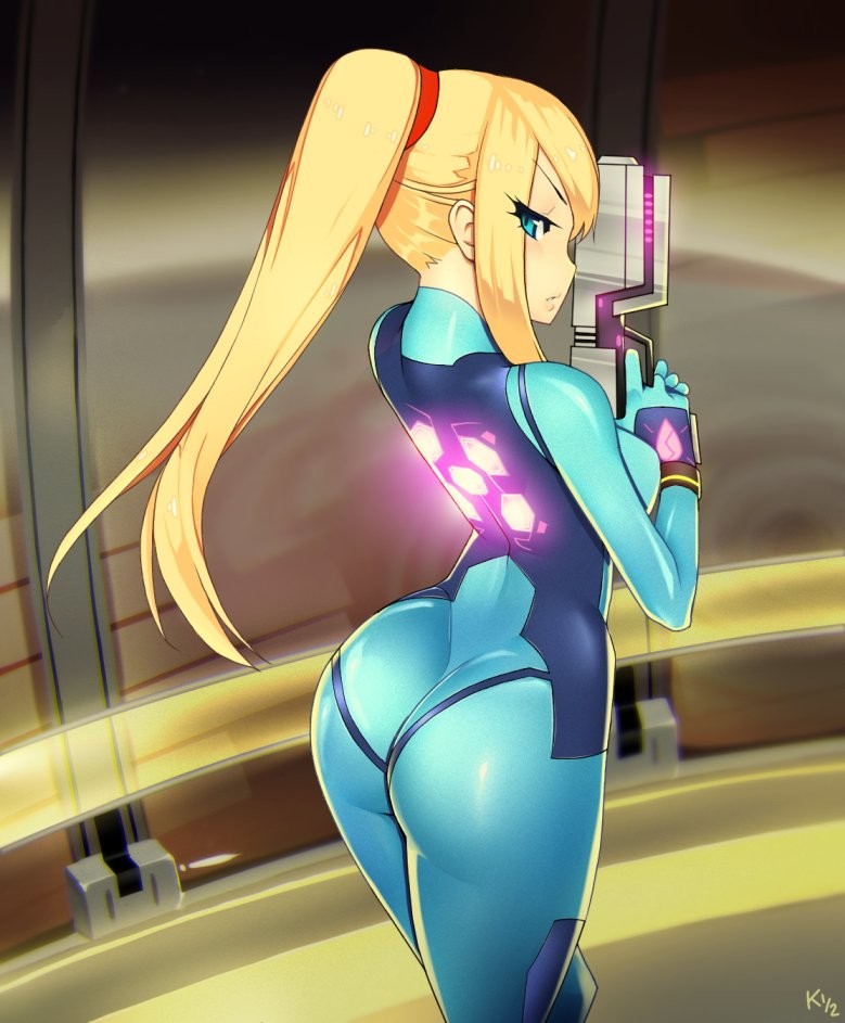 Samus aran zero suit hot
